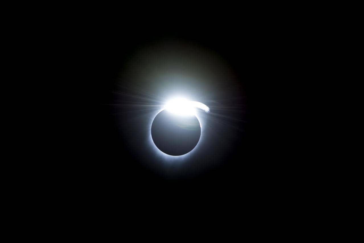 Eclissi solare totale fotografata dalla NASA nel 2017