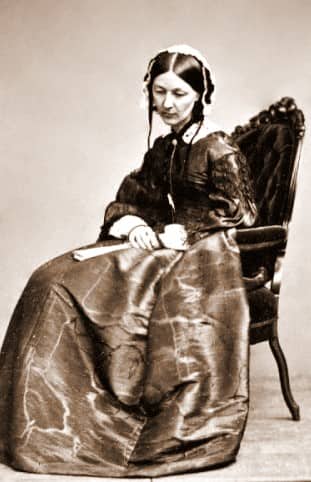 Ritratto fotografico di Florence Nightingale intorno al 1854