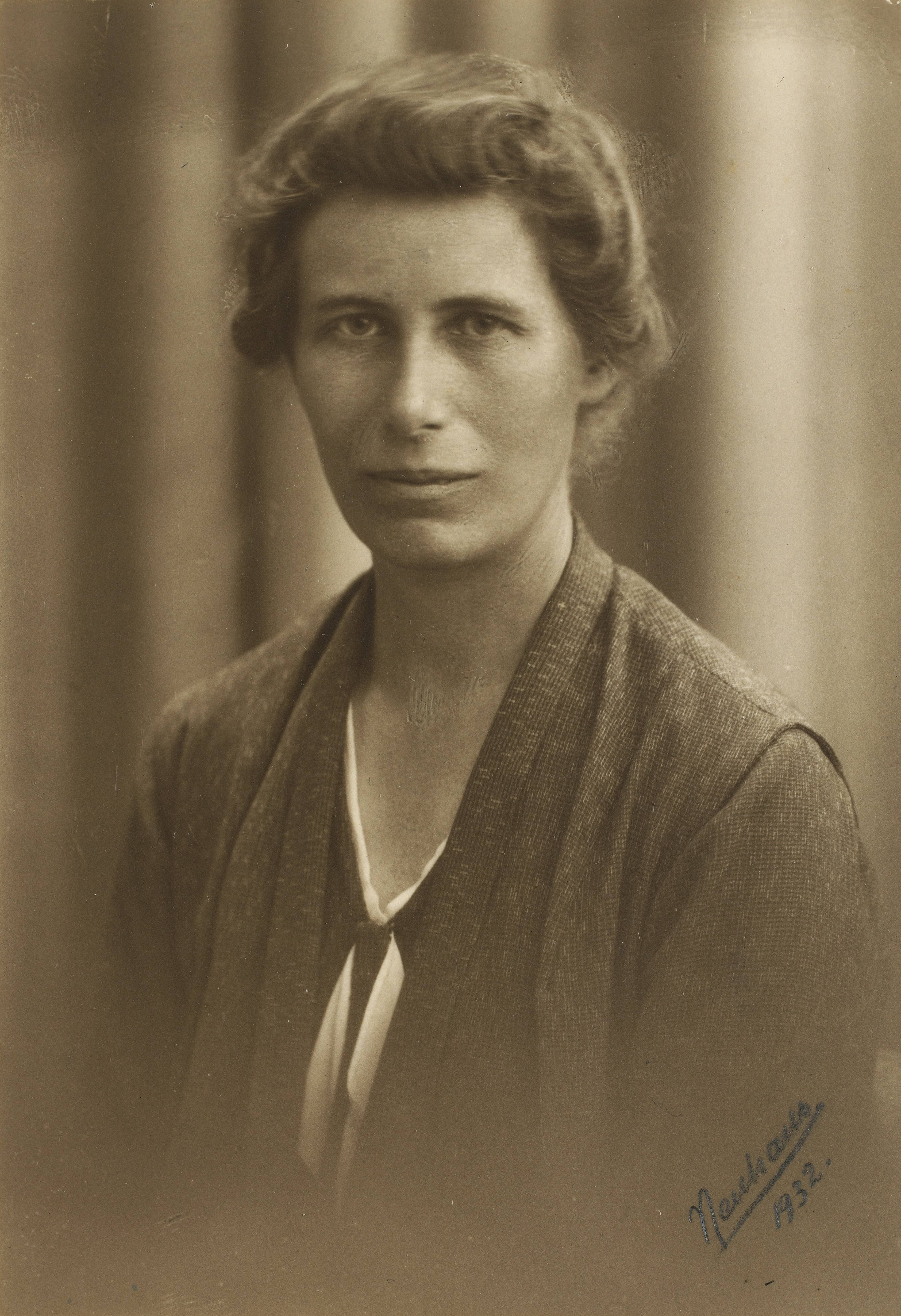 Inge Lehmann nel 1932, prima della scoperta del nucleo interno terrestre