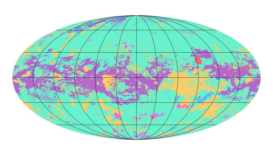 Prima mappa geologica globale di Titano basata sui dati della missione Cassini
