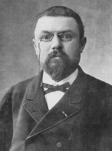 Ritratto fotografico del matematico francese Henri Poincaré