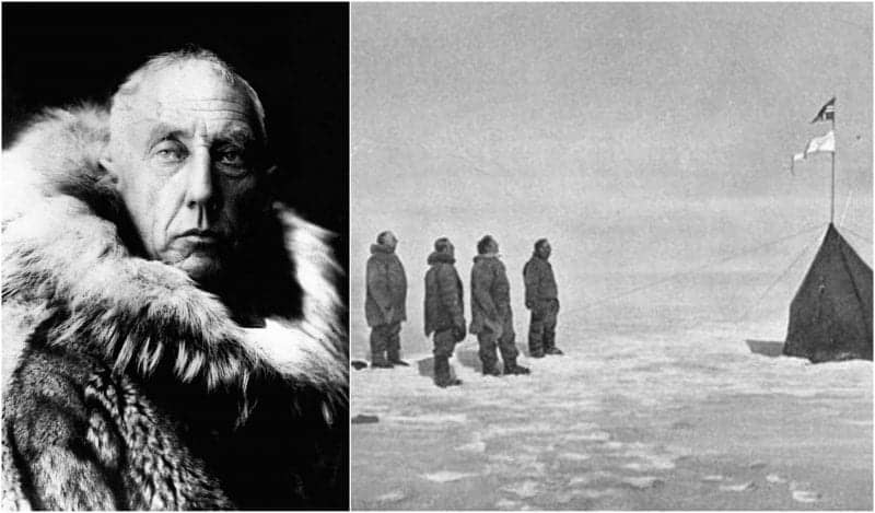 Ritratto dell'esploratore norvegese Roald Amundsen