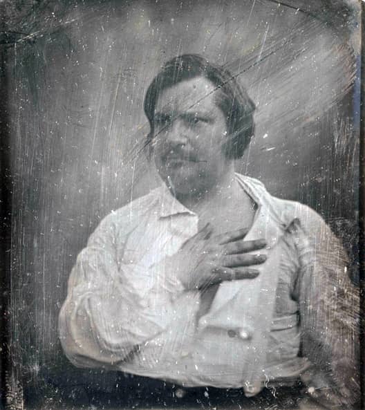 Ritratto di Honoré de Balzac nel 1842, scrittore che si ispirò a Vidocq per il personaggio di Vautrin