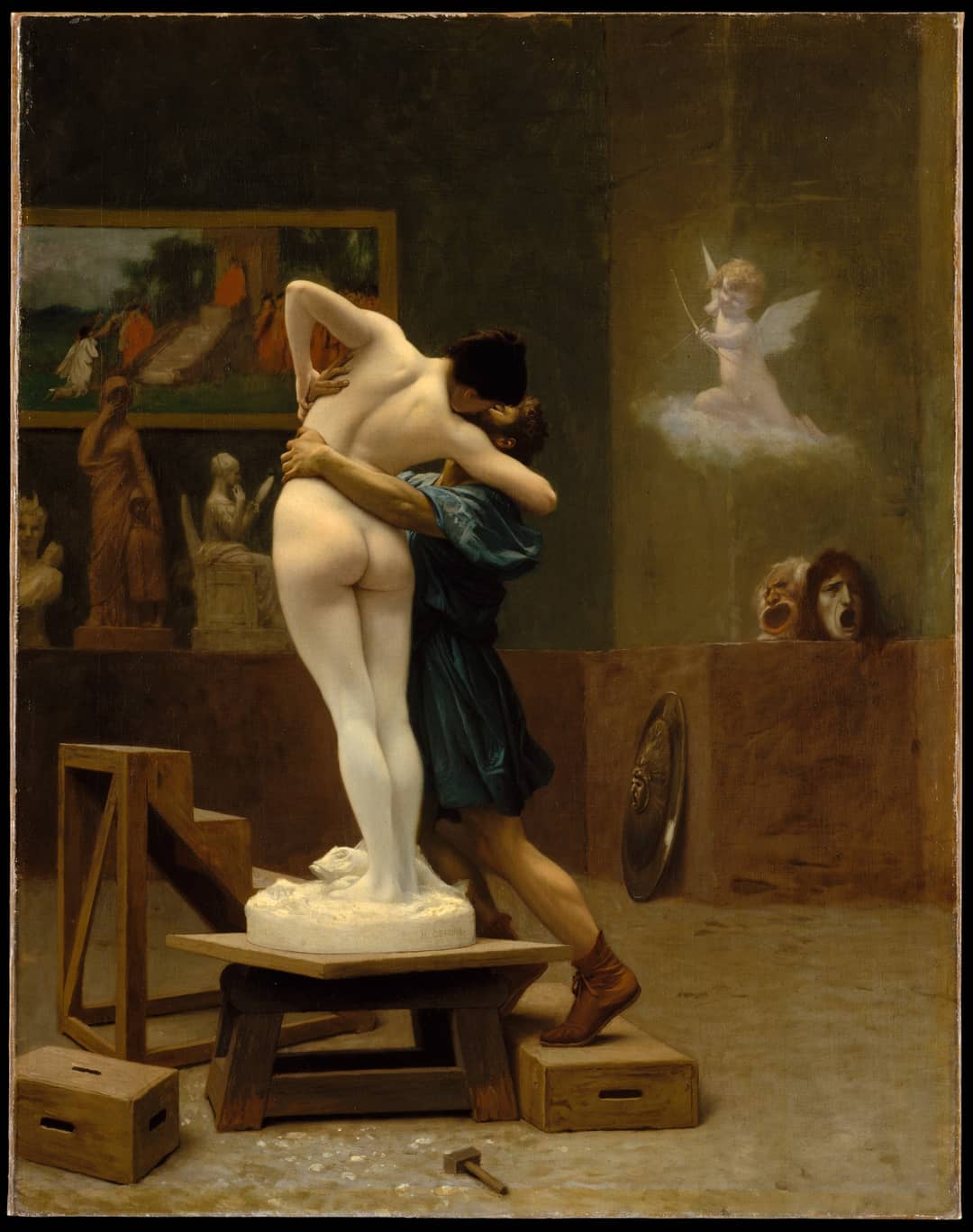 Dipinto 'Pigmalione e Galatea' di Jean-Léon Gérôme
