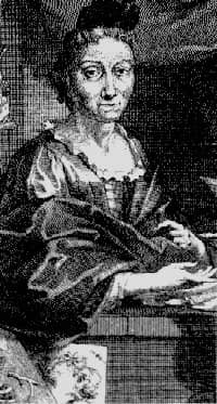 Ritratto di Maria Sibylla Merian, naturalista e illustratrice del XVII secolo