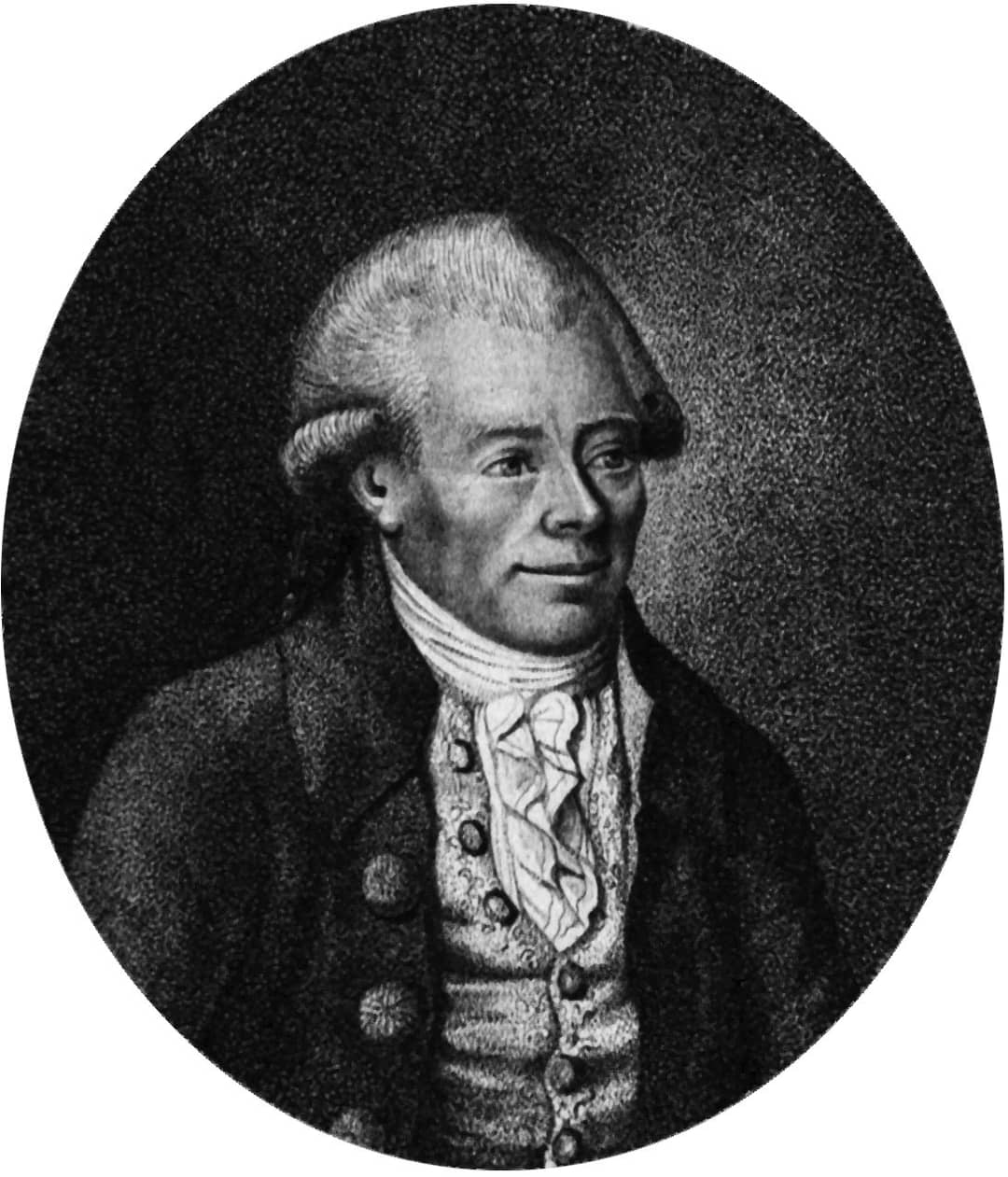 Ritratto di Georg Christoph Lichtenberg, fisico tedesco di Gottinga