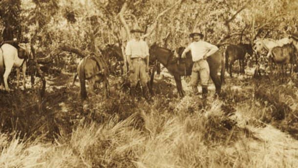 Jack Fawcett e Raleigh Rimell, i due giovani compagni dell'ultima spedizione di Percy Fawcett nel 1925