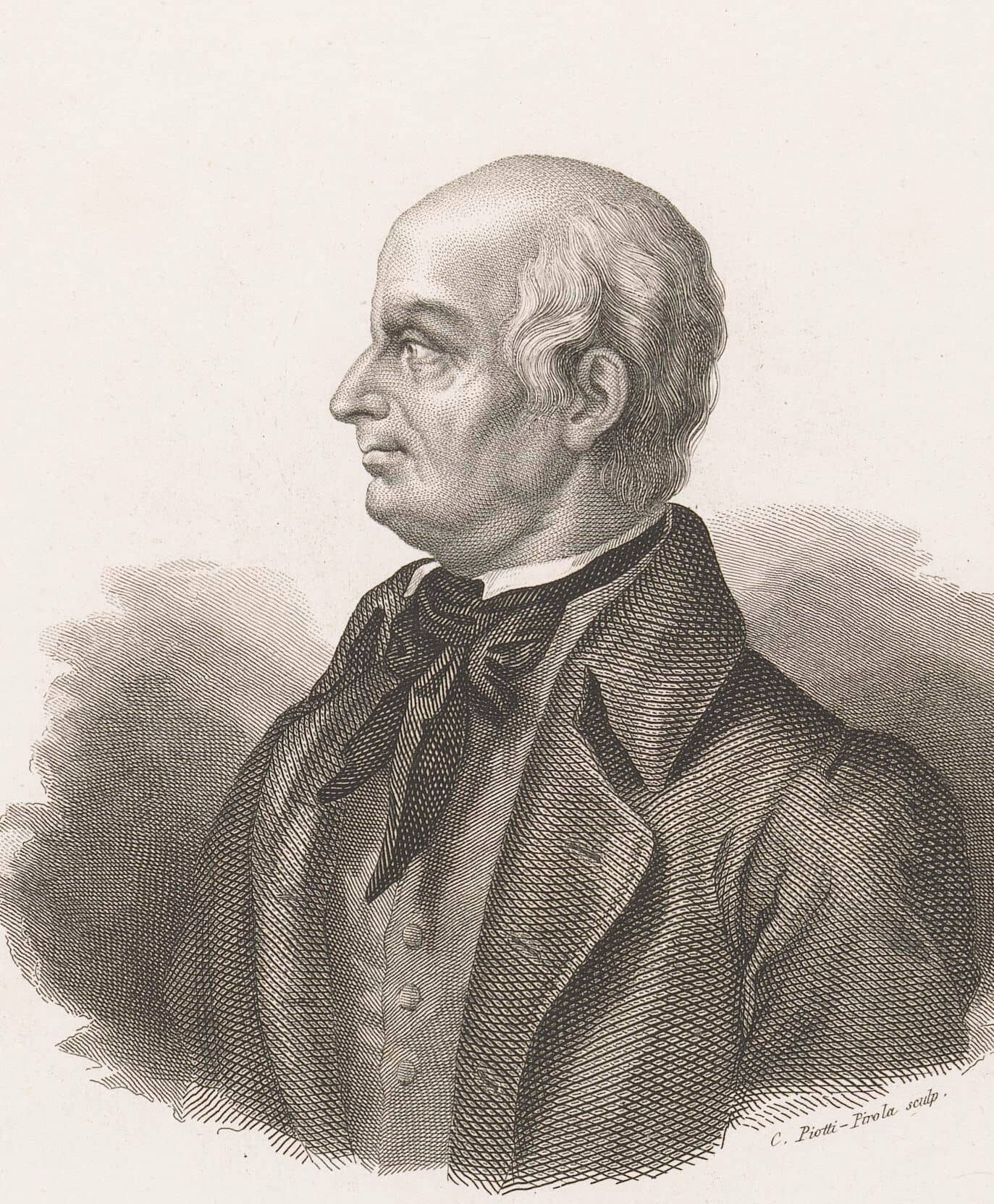 Ritratto del naturalista italiano Lazzaro Spallanzani