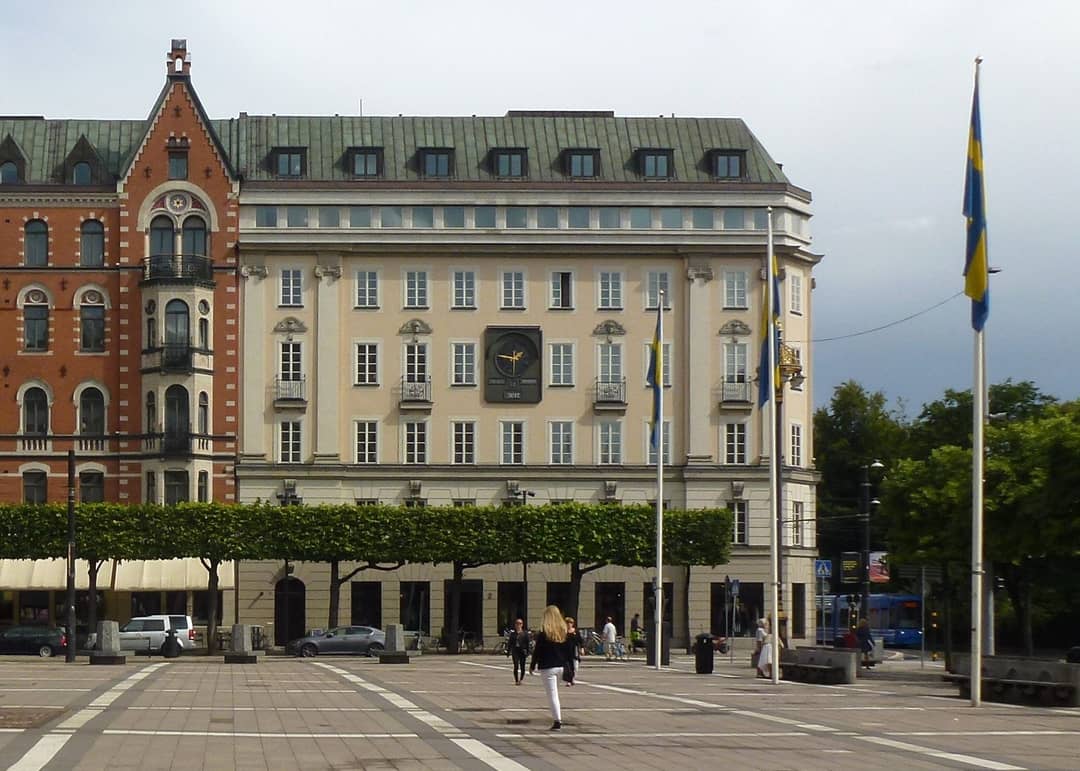 Edificio della Kreditbanken a Norrmalmstorg Stoccolma