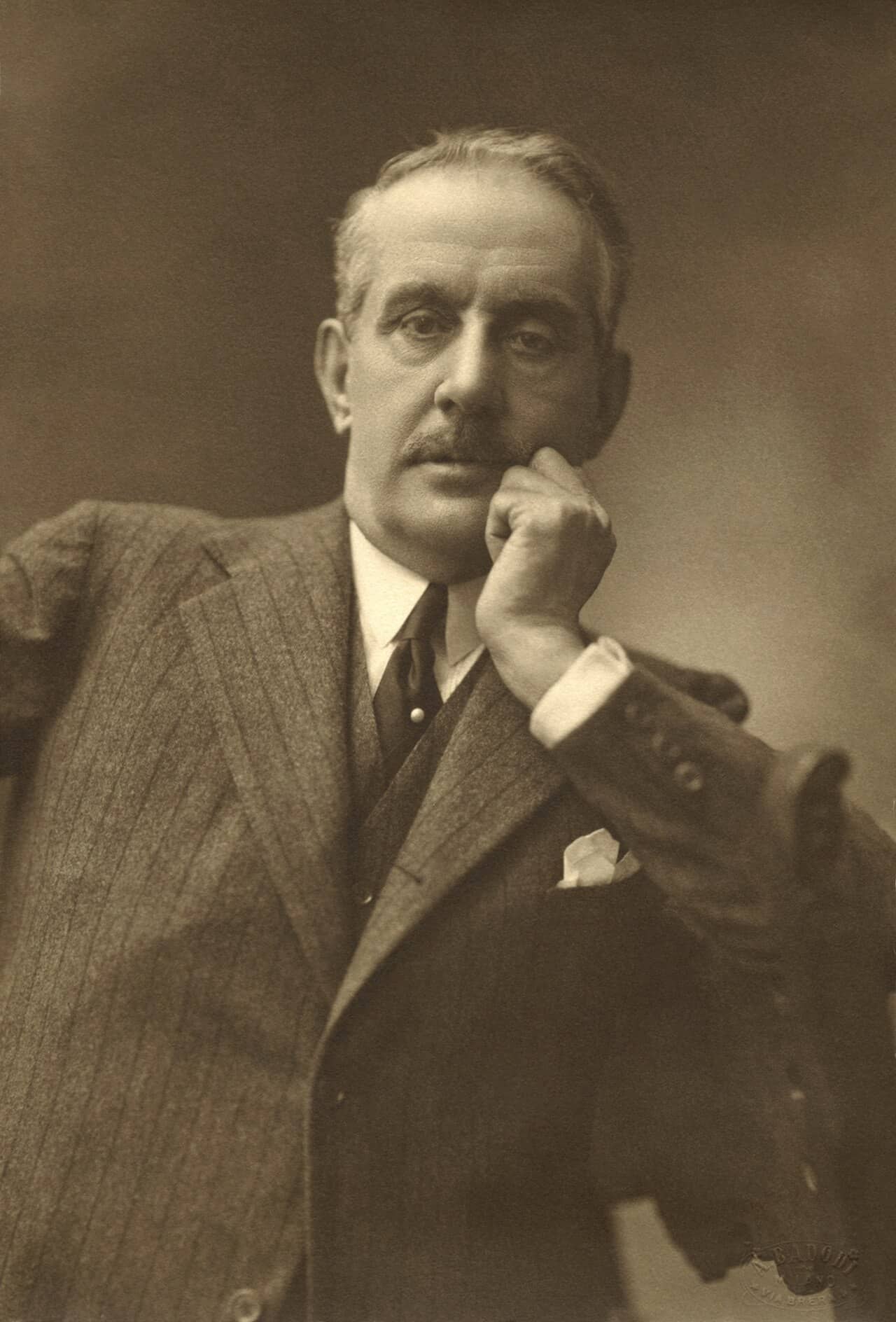 Ritratto fotografico di Giacomo Puccini del 1924