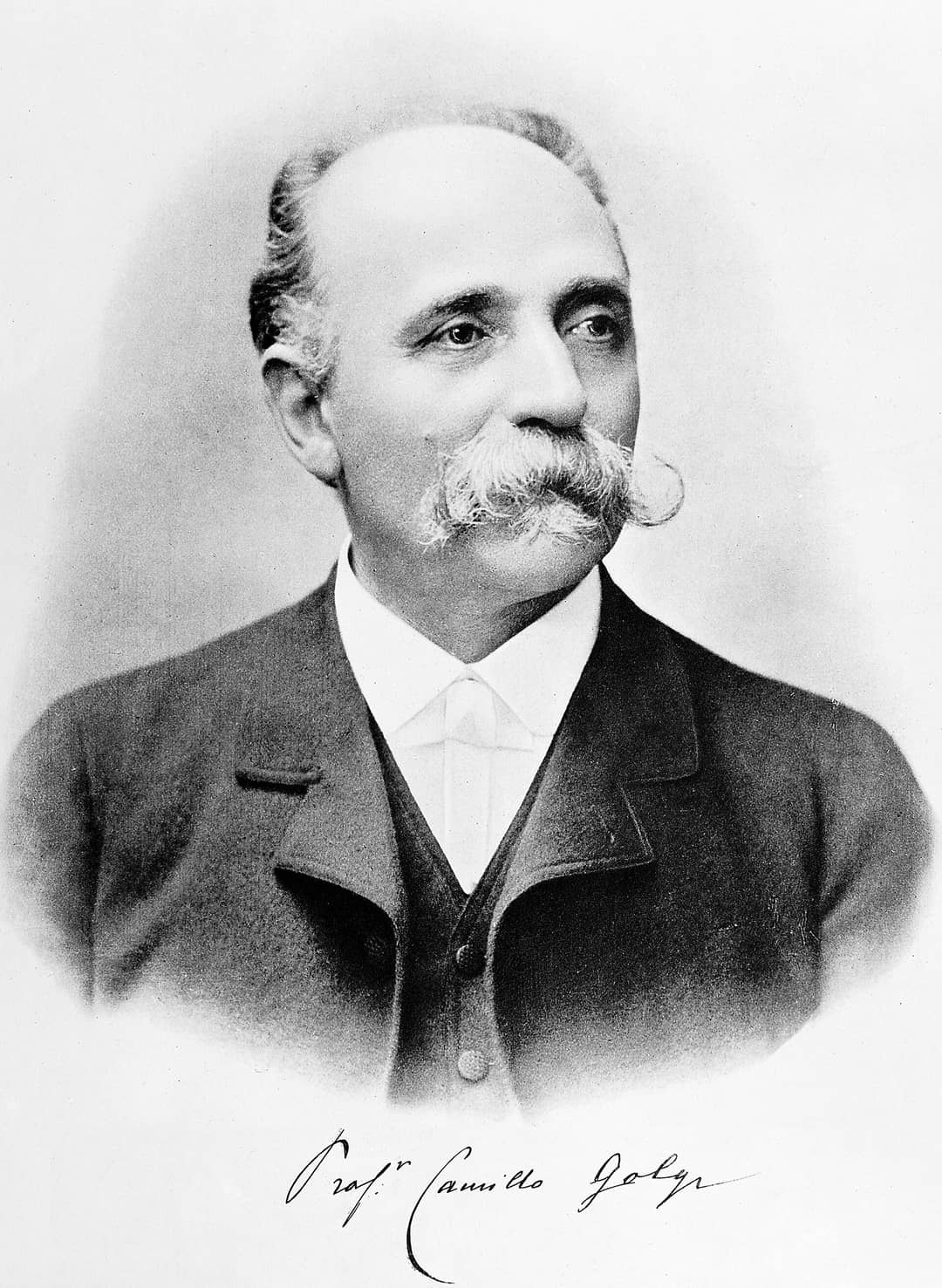 Ritratto fotografico del medico e scienziato italiano Camillo Golgi