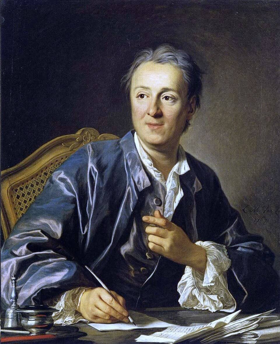Ritratto di Denis Diderot in vestaglia, dipinto da Louis-Michel van Loo nel 1767
