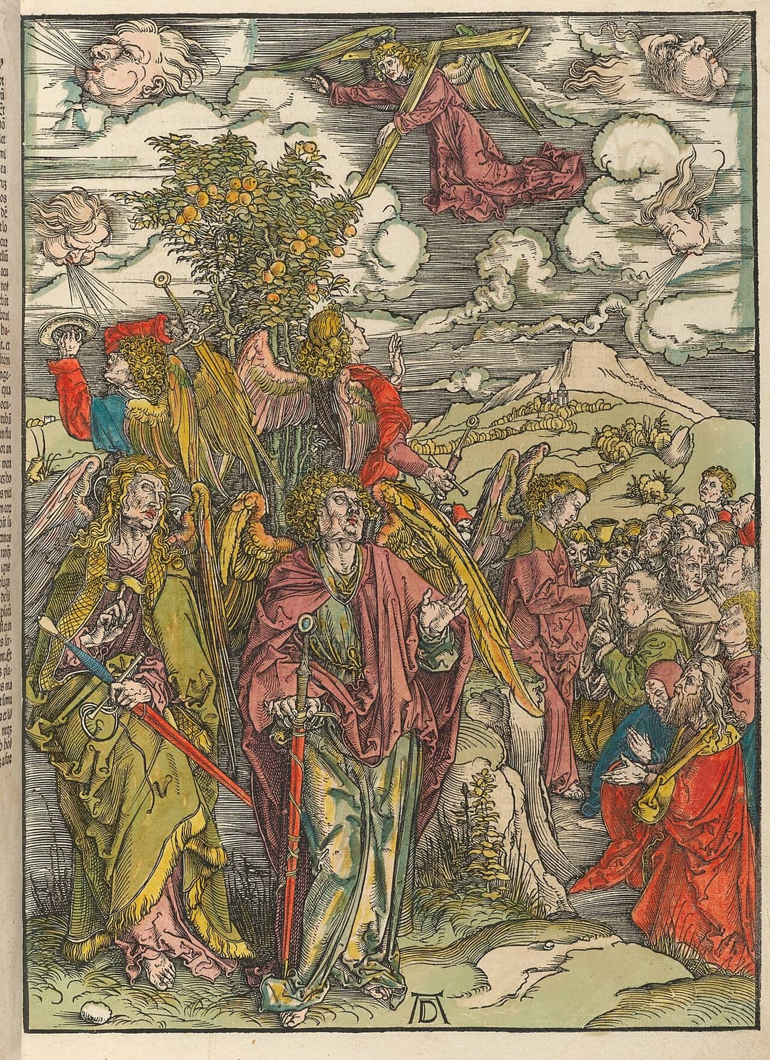 Xilografia dalla serie dell'Apocalisse di Albrecht Dürer, 1498
