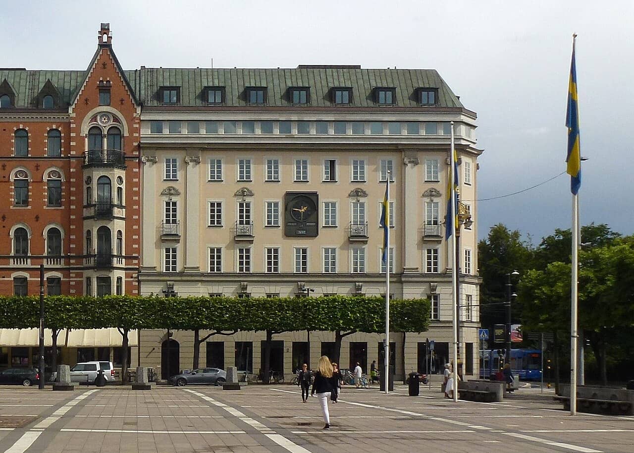 L'edificio della ex Kreditbanken in Norrmalmstorg a Stoccolma