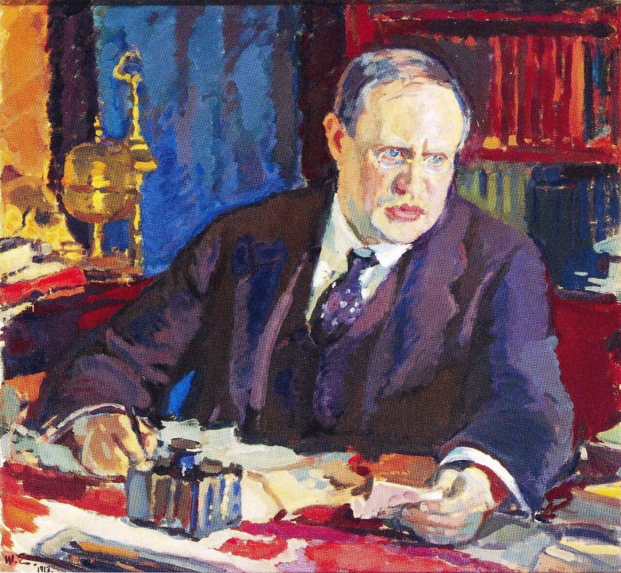 Ritratto dell'antropologo finlandese Edvard Westermarck